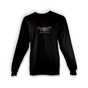 Cicada Brood X Open Wing Embroidered Adult Long Sleeve T-shirt - Image 13