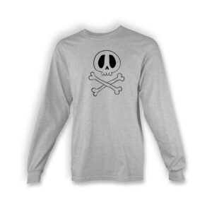 Halloween Skull N’ Bones Adult and Youth Long Sleeve T-shirt | Halloweentown | Stranger Things | Hellfire Club