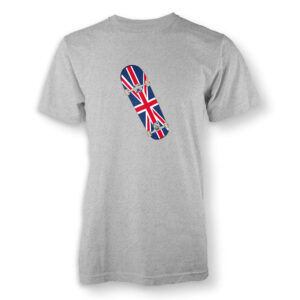 Great Britain Skateboard Adult T-shirt - Image 3