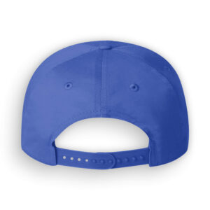 Twill Snapback Hat Cap color Blue back view